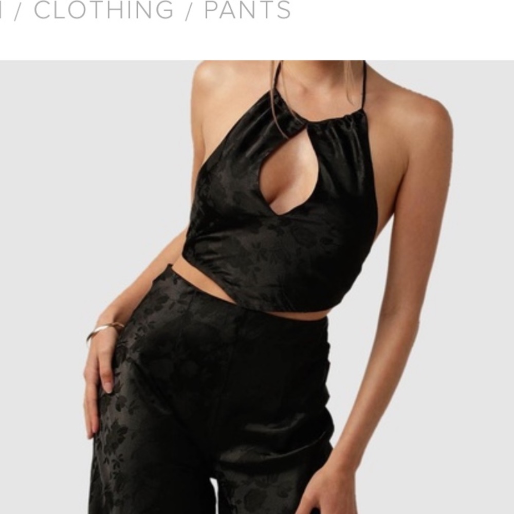 Jagger and Stone “The Ebony Halter Top”